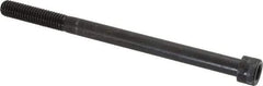 Holo-Krome - 3/8-16 UNC Hex Socket Drive, Socket Cap Screw - Alloy Steel, Black Oxide Finish, Partially Threaded, 5-1/2" Length Under Head - Benchmark Tooling