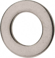 Value Collection - M16 Screw, Grade 316 Stainless Steel Standard Flat Washer - 17mm ID x 30mm OD, Plain Finish - Benchmark Tooling