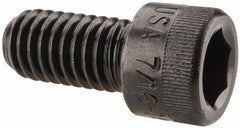 Holo-Krome - 7/16-14 UNC Hex Socket Drive, Socket Cap Screw - Alloy Steel, Black Oxide Finish, Fully Threaded, 7/8" Length Under Head - Benchmark Tooling