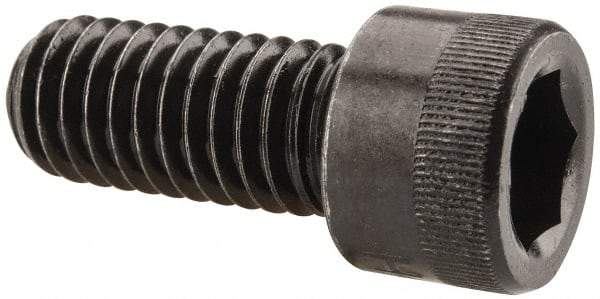 Holo-Krome - 7/16-14 UNC Hex Socket Drive, Socket Cap Screw - Alloy Steel, Black Oxide Finish, Fully Threaded, 1" Length Under Head - Benchmark Tooling