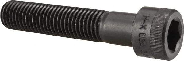 Holo-Krome - 3/4-10 UNC Hex Socket Drive, Socket Cap Screw - Alloy Steel, Black Oxide Finish, Partially Threaded, 3-3/4" Length Under Head - Benchmark Tooling