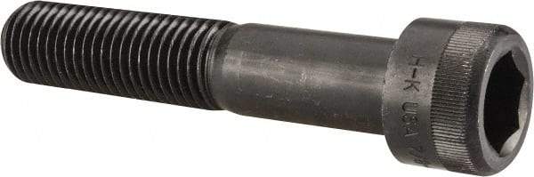 Holo-Krome - 7/8-9 UNC Hex Socket Drive, Socket Cap Screw - Alloy Steel, Black Oxide Finish, Partially Threaded, 4-1/2" Length Under Head - Benchmark Tooling