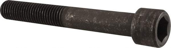 Holo-Krome - 7/8-9 UNC Hex Socket Drive, Socket Cap Screw - Alloy Steel, Black Oxide Finish, Partially Threaded, 6" Length Under Head - Benchmark Tooling