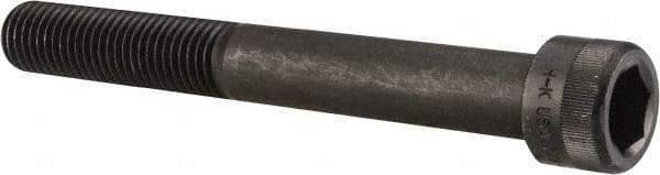 Holo-Krome - 7/8-9 UNC Hex Socket Drive, Socket Cap Screw - Alloy Steel, Black Oxide Finish, Partially Threaded, 7" Length Under Head - Benchmark Tooling