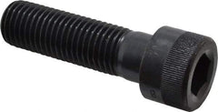 Holo-Krome - 1-8 UNC Hex Socket Drive, Socket Cap Screw - Alloy Steel, Black Oxide Finish, Partially Threaded, 3-1/2" Length Under Head - Benchmark Tooling
