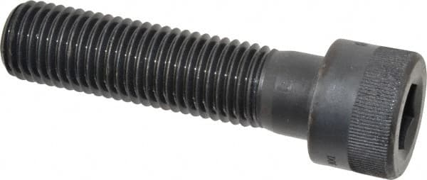 Holo-Krome - 1-8 UNC Hex Socket Drive, Socket Cap Screw - Alloy Steel, Black Oxide Finish, Partially Threaded, 4" Length Under Head - Benchmark Tooling