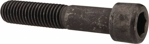 Holo-Krome - 1-8 UNC Hex Socket Drive, Socket Cap Screw - Alloy Steel, Black Oxide Finish, Partially Threaded, 4-1/2" Length Under Head - Benchmark Tooling
