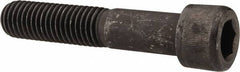 Holo-Krome - 1-8 UNC Hex Socket Drive, Socket Cap Screw - Alloy Steel, Black Oxide Finish, Partially Threaded, 4-1/2" Length Under Head - Benchmark Tooling