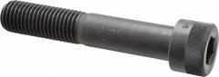 Holo-Krome - 1-8 UNC Hex Socket Drive, Socket Cap Screw - Alloy Steel, Black Oxide Finish, Partially Threaded, 5-1/2" Length Under Head - Benchmark Tooling