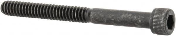 Value Collection - #10-24 UNC Hex Socket Drive, Socket Cap Screw - Alloy Steel, Black Oxide Finish, Partially Threaded, 2" Length Under Head - Benchmark Tooling