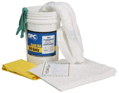 Brady SPC Sorbents - 9 Gal Capacity Universal Spill Kit - 6.5 Gal Bucket - Benchmark Tooling