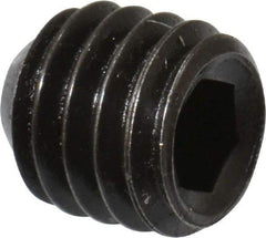 Holo-Krome - #10-32 UNF, 3/16" OAL, Cup Point Set Screw - Grade 8 Alloy Steel, 3/32" Key - Benchmark Tooling