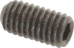 Holo-Krome - #10-32 UNF, 3/8" OAL, Cup Point Set Screw - Grade 8 Alloy Steel, 3/32" Key - Benchmark Tooling