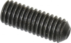 Holo-Krome - #10-32 UNF, 1/2" OAL, Cup Point Set Screw - Grade 8 Alloy Steel, 3/32" Key - Benchmark Tooling