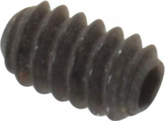 Holo-Krome - #4-40 UNC, 3/16" OAL, Cup Point Set Screw - Grade 8 Alloy Steel, 0.05" Key - Benchmark Tooling