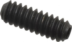 Holo-Krome - #4-40 UNC, 5/16" OAL, Cup Point Set Screw - Grade 8 Alloy Steel, 0.05" Key - Benchmark Tooling