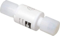 Parker - 3/8" PTFE Check Valve - Inline, PARGRIP x PARGRIP, 120 WOG - Benchmark Tooling