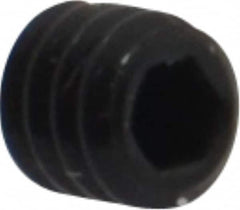 Holo-Krome - #5-40 UNC, 1/8" OAL, Cup Point Set Screw - Grade 8 Alloy Steel, 1/16" Key - Benchmark Tooling