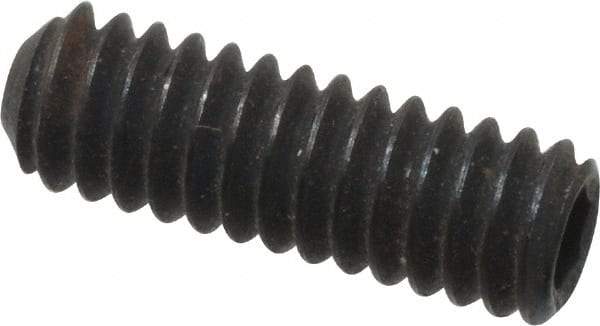 Holo-Krome - #5-40 UNC, 3/8" OAL, Cup Point Set Screw - Grade 8 Alloy Steel, 1/16" Key - Benchmark Tooling