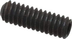 Holo-Krome - #5-40 UNC, 3/8" OAL, Cup Point Set Screw - Grade 8 Alloy Steel, 1/16" Key - Benchmark Tooling