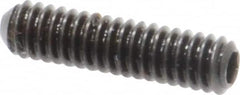 Holo-Krome - #5-40 UNC, 1/2" OAL, Cup Point Set Screw - Grade 8 Alloy Steel, 1/16" Key - Benchmark Tooling