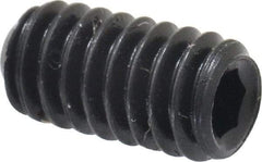 Holo-Krome - #8-32 UNC, 5/16" OAL, Cup Point Set Screw - Grade 8 Alloy Steel, 5/64" Key - Benchmark Tooling