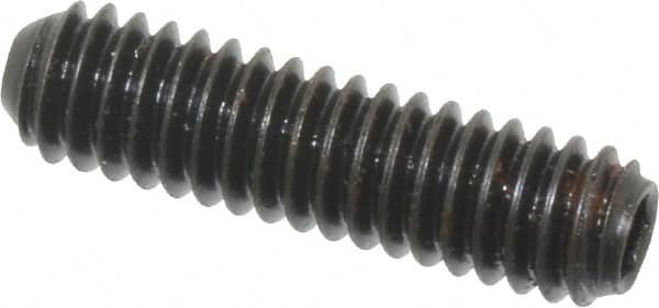 Holo-Krome - #8-32 UNC, 5/8" OAL, Cup Point Set Screw - Grade 8 Alloy Steel, 5/64" Key - Benchmark Tooling