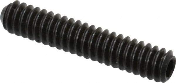 Holo-Krome - #10-24 UNC, 1" OAL, Cup Point Set Screw - Grade 8 Alloy Steel, 3/32" Key - Benchmark Tooling