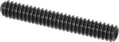 Holo-Krome - #10-24 UNC, 1-1/4" OAL, Cup Point Set Screw - Grade 8 Alloy Steel, 3/32" Key - Benchmark Tooling