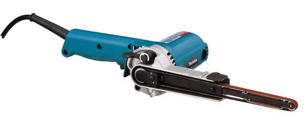 Makita - 3/8 x 21", Air Belt Sander - 980 to 5,600 SFPM - Benchmark Tooling