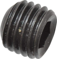 Holo-Krome - 5/16-24 UNF, 1/4" OAL, Cup Point Set Screw - Grade 8 Alloy Steel, 5/32" Key - Benchmark Tooling