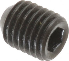 Holo-Krome - 5/16-24 UNF, 3/8" OAL, Cup Point Set Screw - Grade 8 Alloy Steel, 5/32" Key - Benchmark Tooling