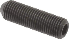 Holo-Krome - 3/8-24 UNF, 1-1/4" OAL, Cup Point Set Screw - Grade 8 Alloy Steel, 3/16" Key - Benchmark Tooling