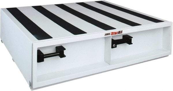 Jobox - 48" Wide x 13" High x 48" Deep Utility Chest - Fits Van Floor or Truck Bed - Benchmark Tooling