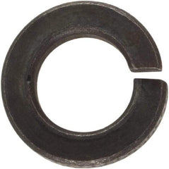 Value Collection - #8, 0.167" ID, 0.047" Thick Split Lock Washer - Grade 2 Spring Steel, Uncoated, 0.167" Min ID, 0.174" Max ID, 0.307" Max OD - Benchmark Tooling