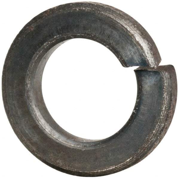 Value Collection - #10, 0.193" ID, 0.056" Thick Split Lock Washer - Grade 2 Spring Steel, Uncoated, 0.193" Min ID, 0.2" Max ID, 0.35" Max OD - Benchmark Tooling
