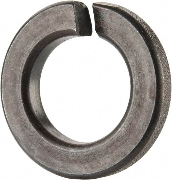 Value Collection - 9/16", 0.564" ID, 0.17" Thick Split Lock Washer - Grade 2 Spring Steel, Uncoated, 0.564" Min ID, 0.574" Max ID, 0.975" Max OD - Benchmark Tooling