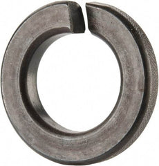 Value Collection - 9/16", 0.564" ID, 0.17" Thick Split Lock Washer - Grade 2 Spring Steel, Uncoated, 0.564" Min ID, 0.574" Max ID, 0.975" Max OD - Benchmark Tooling