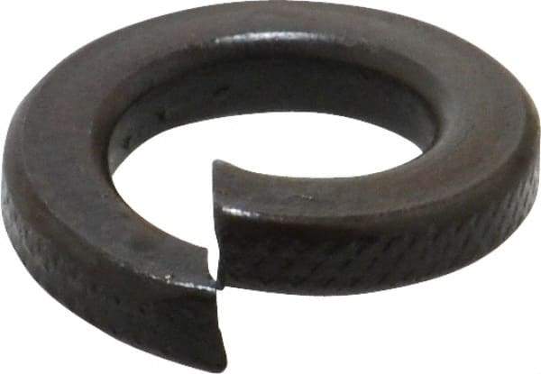Value Collection - 5/8", 0.628" ID, 0.188" Thick Split Lock Washer - Grade 2 Spring Steel, Uncoated, 0.628" Min ID, 0.641" Max ID, 1.087" Max OD - Benchmark Tooling