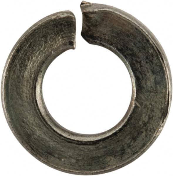 Value Collection - #3, 0.101" ID, 0.034" Thick Split Lock Washer - Grade 2 Spring Steel, Zinc-Plated Finish, 0.101" Min ID, 0.107" Max ID, 0.239" Max OD - Benchmark Tooling