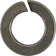 Value Collection - #12, 0.22" ID, 0.063" Thick Split Lock Washer - Grade 2 Spring Steel, Zinc-Plated Finish, 0.22" Min ID, 0.227" Max ID, 0.391" Max OD - Benchmark Tooling