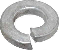 Value Collection - 1/4", 0.252" ID, 0.077" Thick Split Lock Washer - Grade 2 Spring Steel, Zinc-Plated Finish, 0.252" Min ID, 0.26" Max ID, 0.489" Max OD - Benchmark Tooling