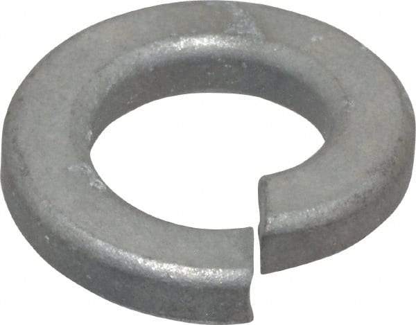 Value Collection - 7/16", 0.44" ID, 0.133" Thick Split Lock Washer - Grade 2 Spring Steel, Zinc-Plated Finish, 0.44" Min ID, 0.45" Max ID, 0.784" Max OD - Benchmark Tooling