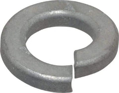 Value Collection - 7/16", 0.44" ID, 0.133" Thick Split Lock Washer - Grade 2 Spring Steel, Zinc-Plated Finish, 0.44" Min ID, 0.45" Max ID, 0.784" Max OD - Benchmark Tooling
