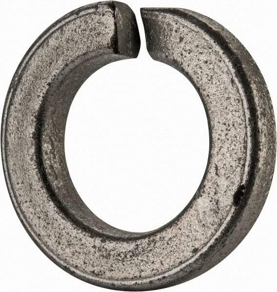 Value Collection - 9/16", 0.564" ID, 0.17" Thick Split Lock Washer - Grade 2 Spring Steel, Zinc-Plated Finish, 0.564" Min ID, 0.574" Max ID, 0.975" Max OD - Benchmark Tooling