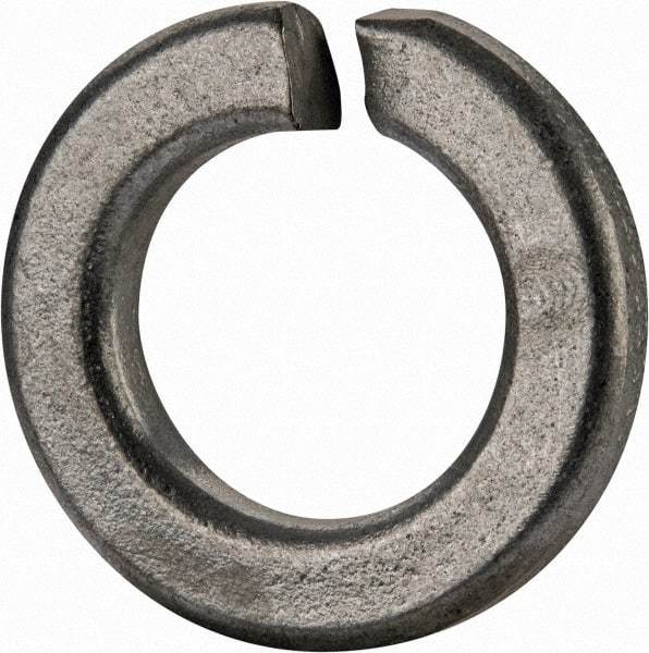 Value Collection - 5/8", 0.628" ID, 0.188" Thick Split Lock Washer - Grade 2 Spring Steel, Zinc-Plated Finish, 0.628" Min ID, 0.641" Max ID, 1.087" Max OD - Benchmark Tooling