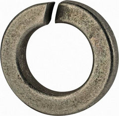 Value Collection - 7/8", 0.878" ID, 0.266" Thick Split Lock Washer - Grade 2 Spring Steel, Zinc-Plated Finish, 0.878" Min ID, 0.894" Max ID, 1.489" Max OD - Benchmark Tooling