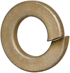Value Collection - 5/16", 0.314" ID, 0.078" Thick Split Lock Washer - Grade 2 Spring Steel, Zinc Yellow Dichromate Finish, 0.314" Min ID, 0.322" Max ID, 0.583" Max OD - Benchmark Tooling