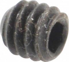 Holo-Krome - 1/4-20 UNC, 1/4" OAL, Cup Point Set Screw - Grade 8 Alloy Steel, 1/8" Key - Benchmark Tooling