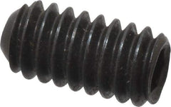 Holo-Krome - 1/4-20 UNC, 1/2" OAL, Cup Point Set Screw - Grade 8 Alloy Steel, 1/8" Key - Benchmark Tooling